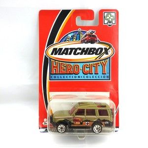 Matchbox Hero City Land Rover Discovery #50 Gold To The Rescue